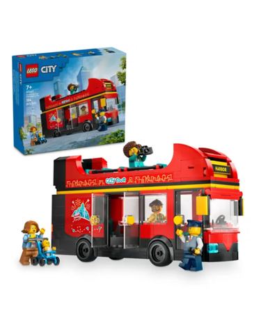LEGO 乐高 60407 红色双层观光巴士