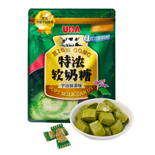 悠哈 特浓软奶糖（宇治抹茶味）560g